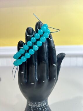 Amazonite crystal Bead Bracelet Strand - Women Jewelry